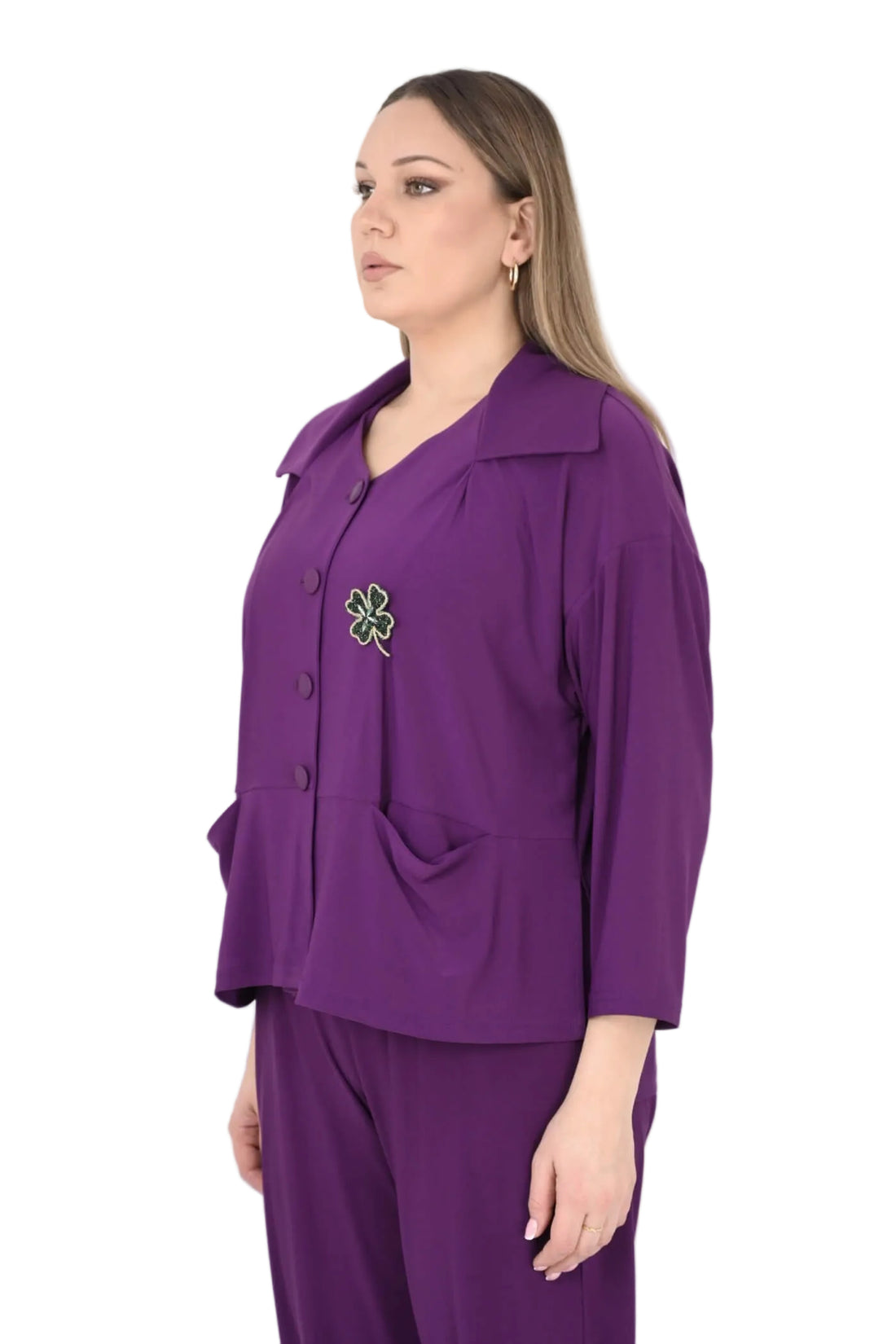 10021 Button Blouse