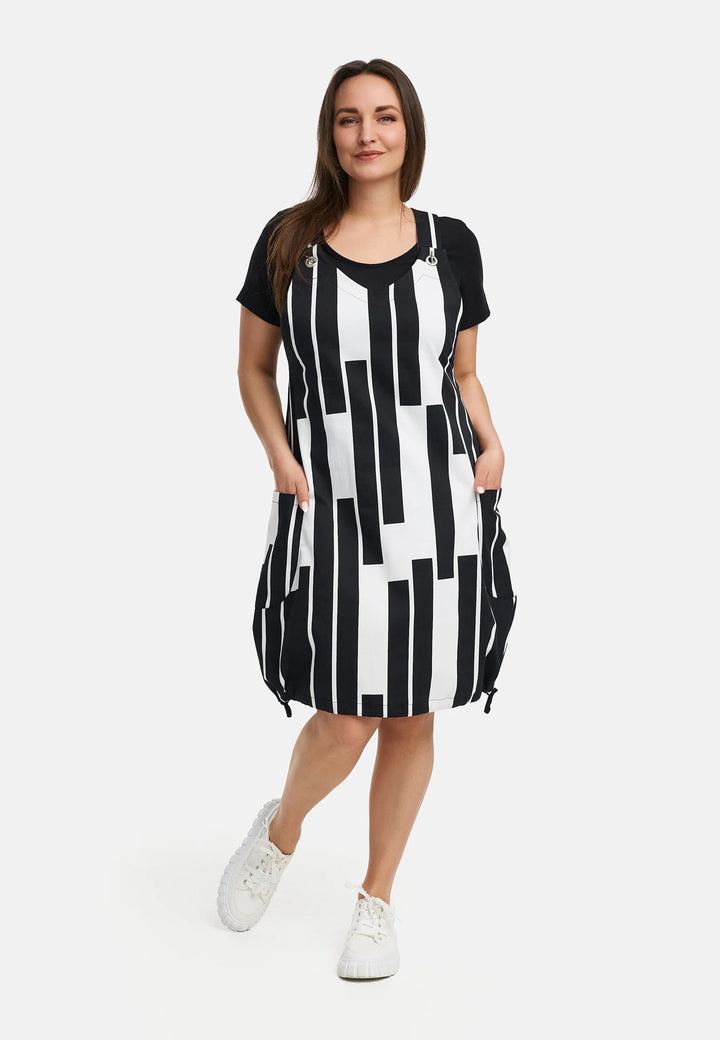 Kekoo dungaree dress 'Inversé'