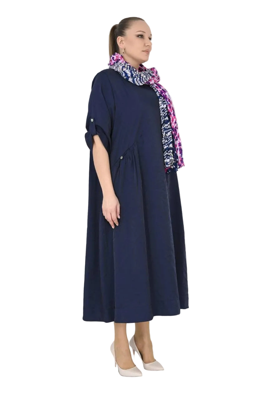 B4047 DRESS AND SCARFE