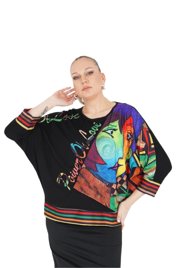 POWER OF LOVE TOP OVERSIZE