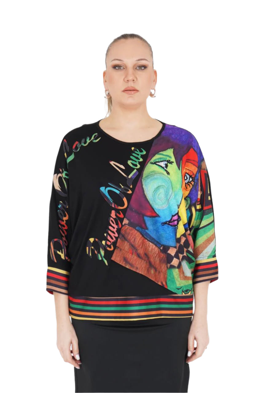 POWER OF LOVE TOP OVERSIZE