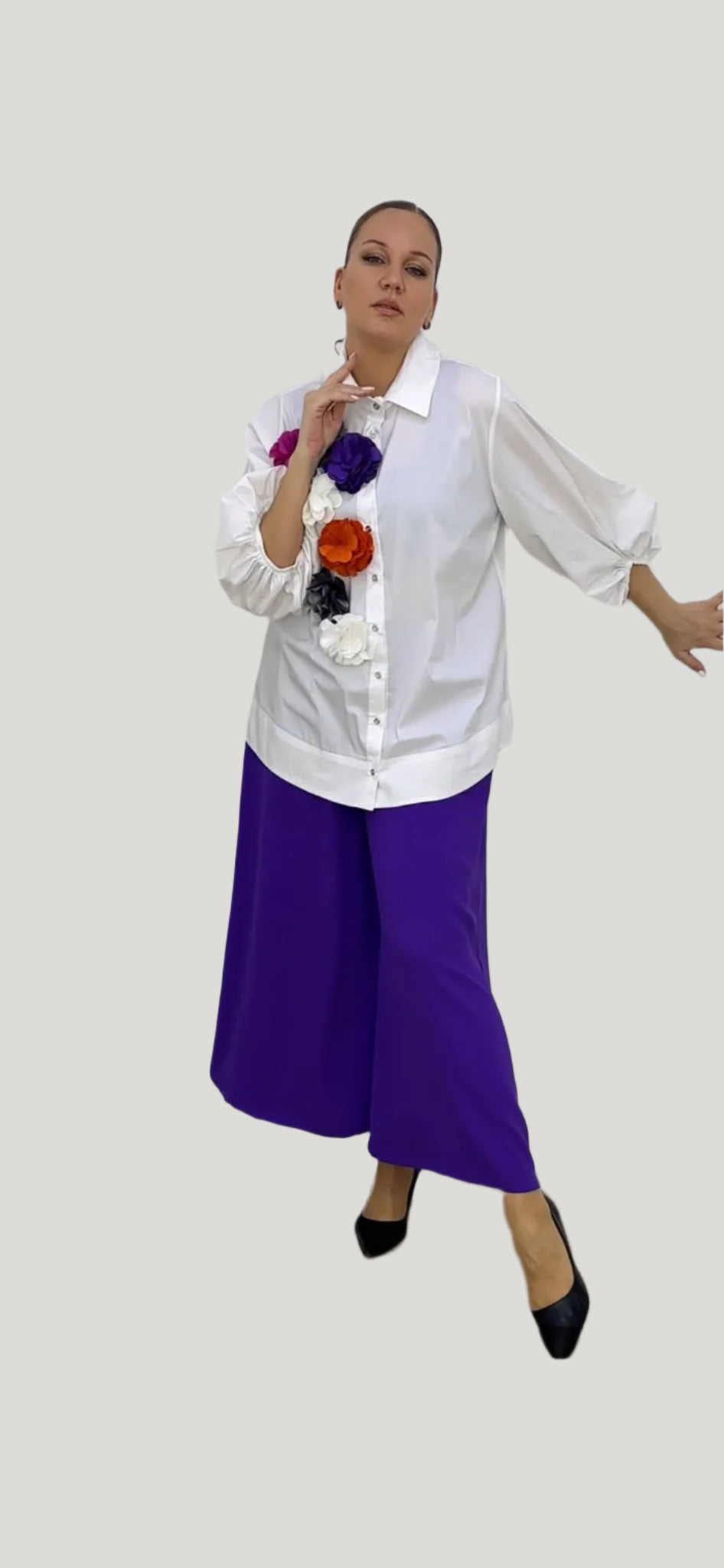 COTTON FLOWER BLOUSE