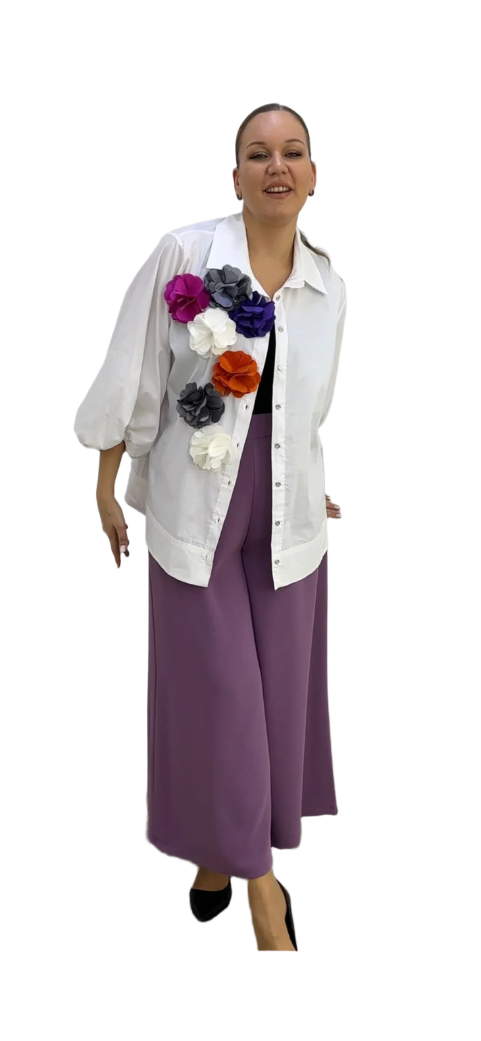 COTTON FLOWER BLOUSE