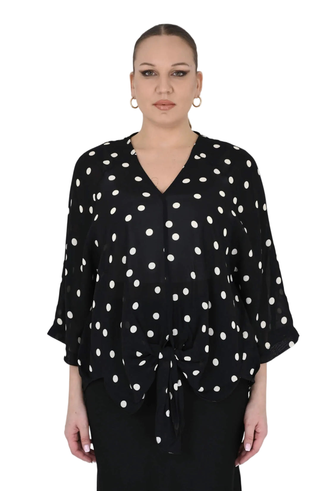 B4104 DOT BLOUSE