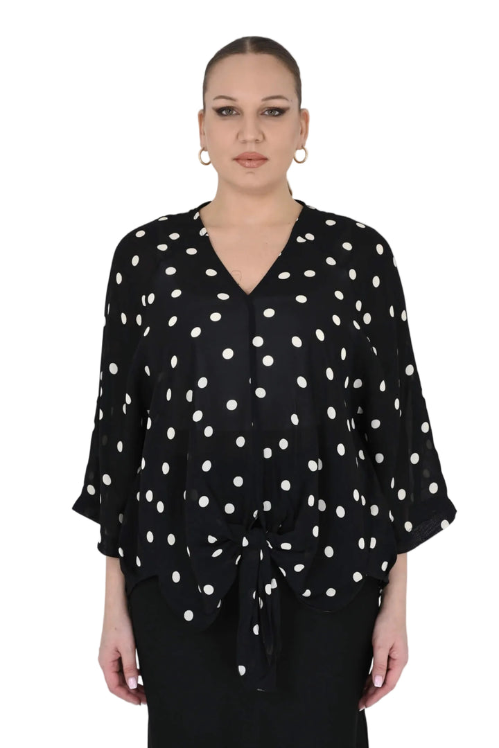 B4104 DOT BLOUSE