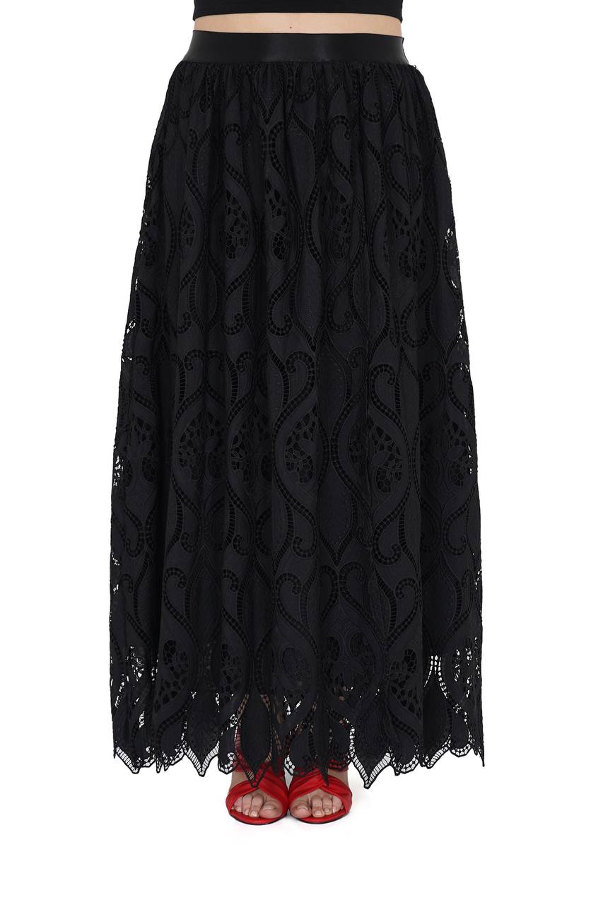 p8264 long lace skirt