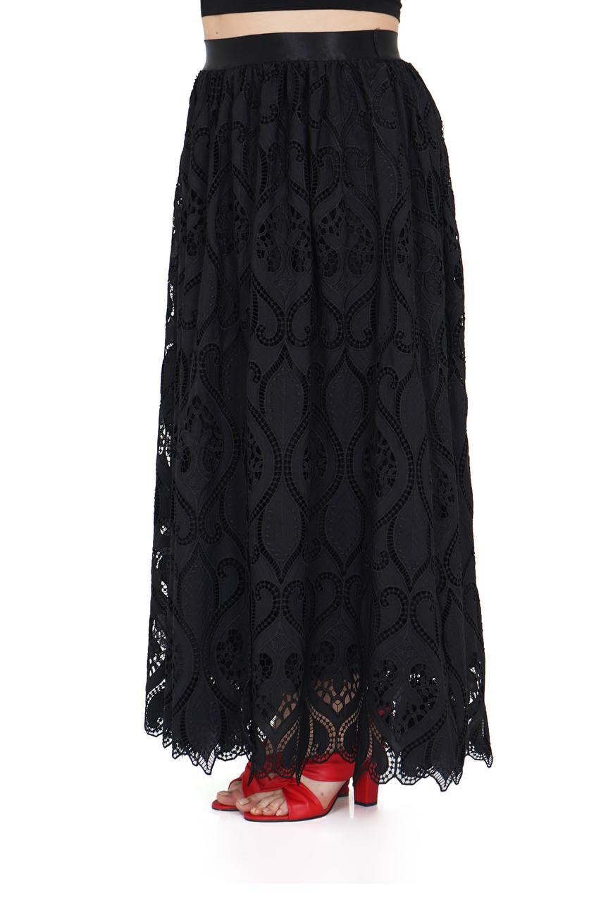 p8264 long lace skirt