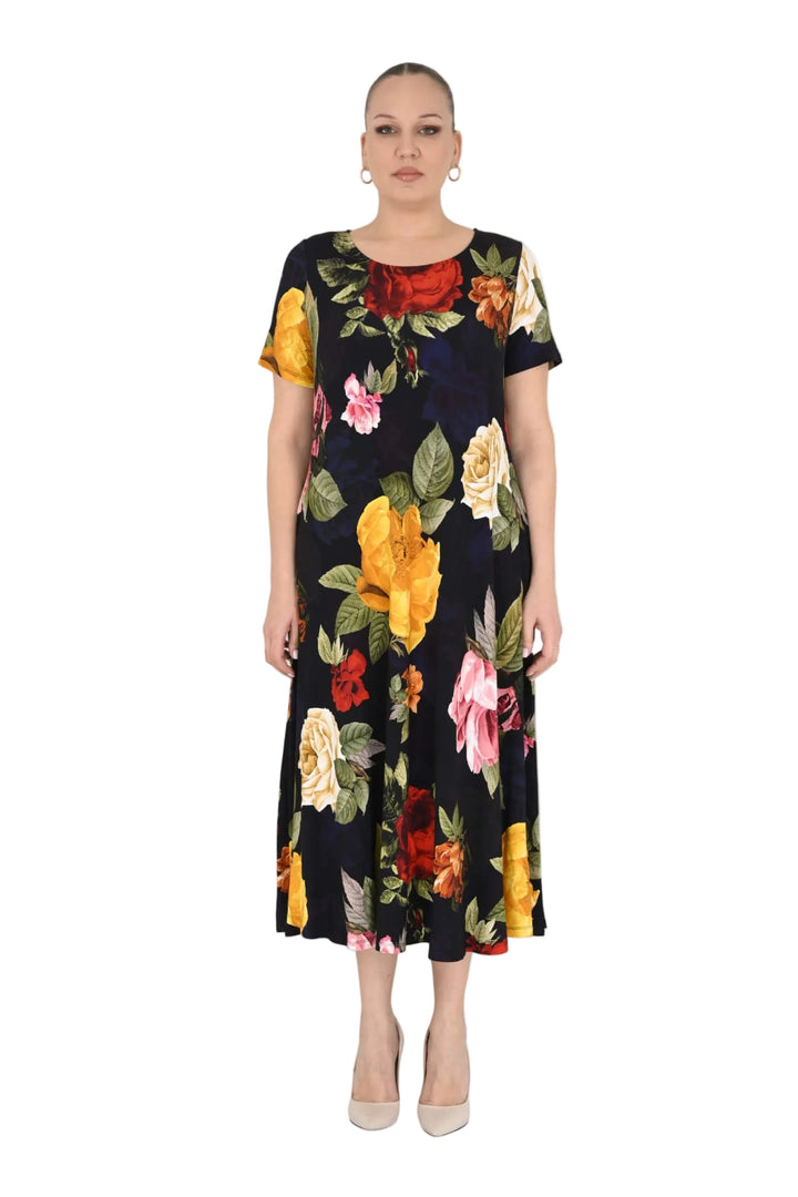 P9745 PRINTED DRESS