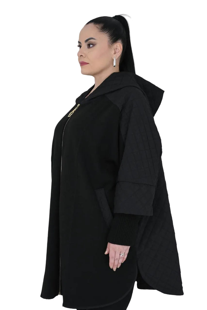 FALL ZIPPER HOODED JACKET