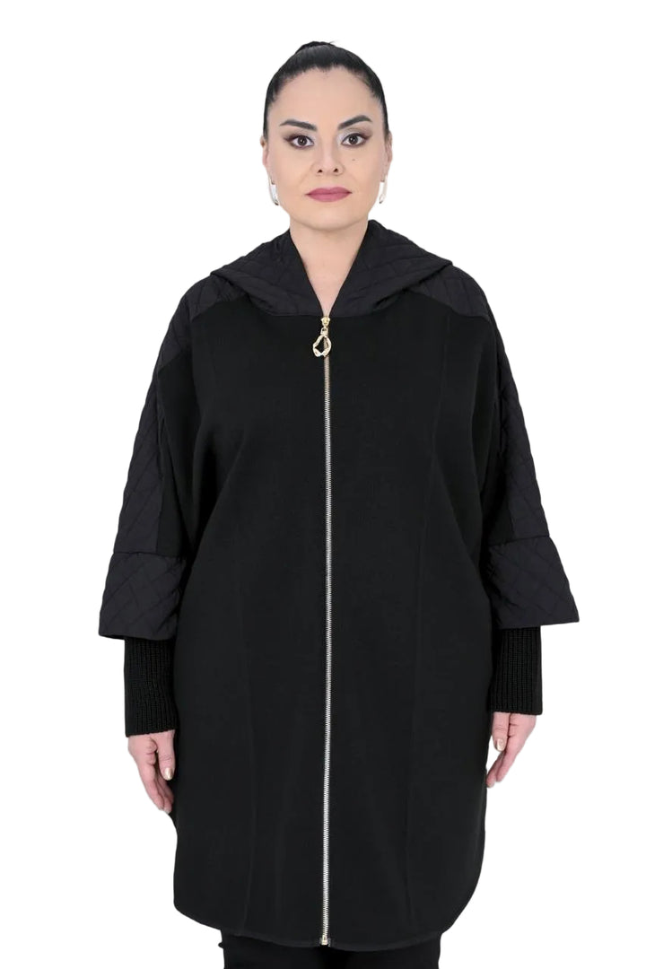 FALL ZIPPER HOODED JACKET