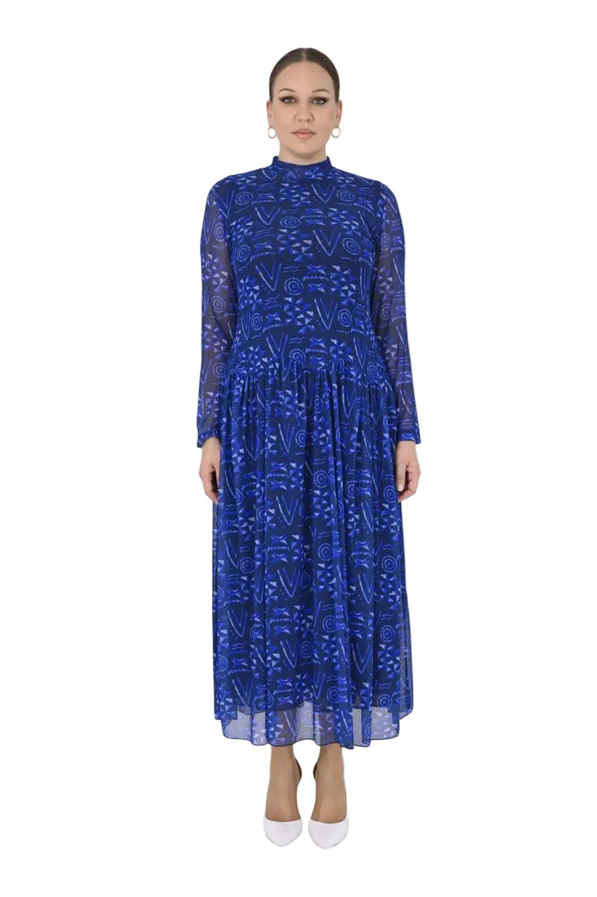PRINTED DROP WAIST DRESS pre-order