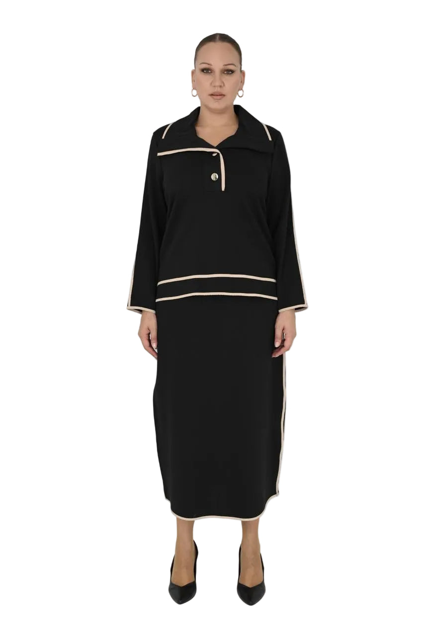 BLACK AND WHITE KNIT -PREORDER