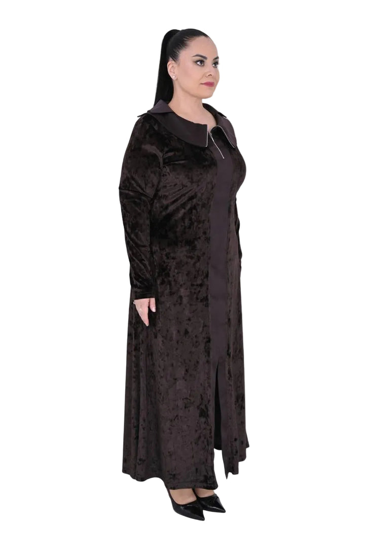 MIDI VELVET DRESS