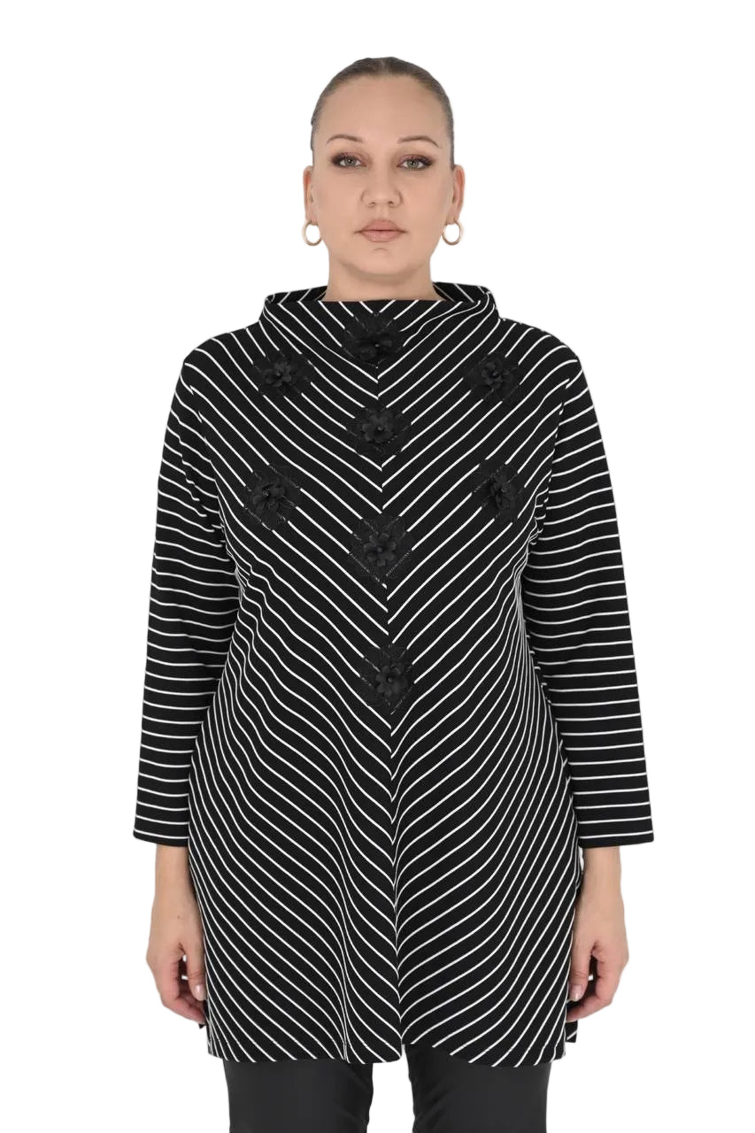 High Neck tunic
