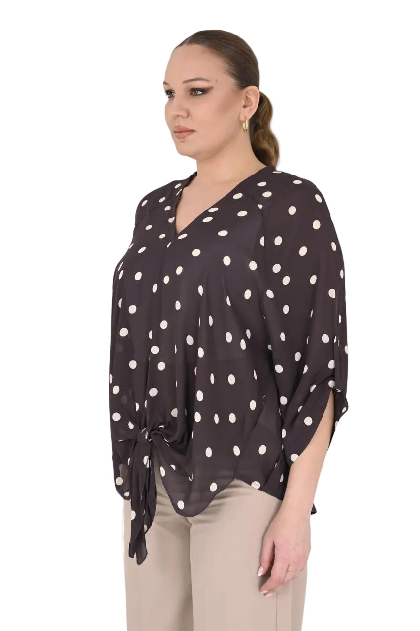 Dotted Blouse b4107