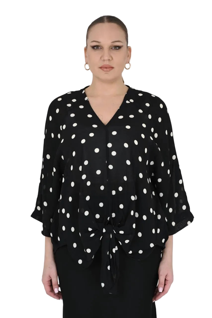 Dotted Blouse b4107