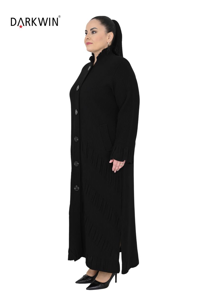 LONG KNITTED CARDIGAN