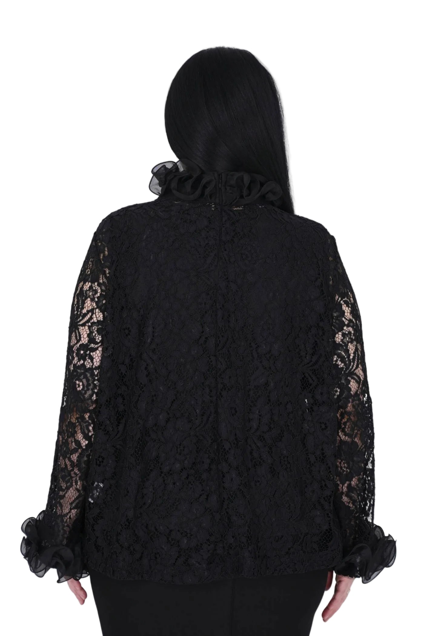 High Neck Lace Blouse