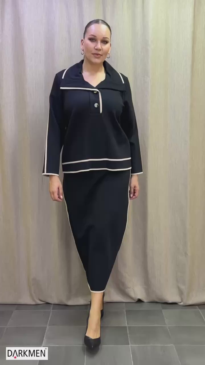 BLACK AND WHITE KNIT -PREORDER