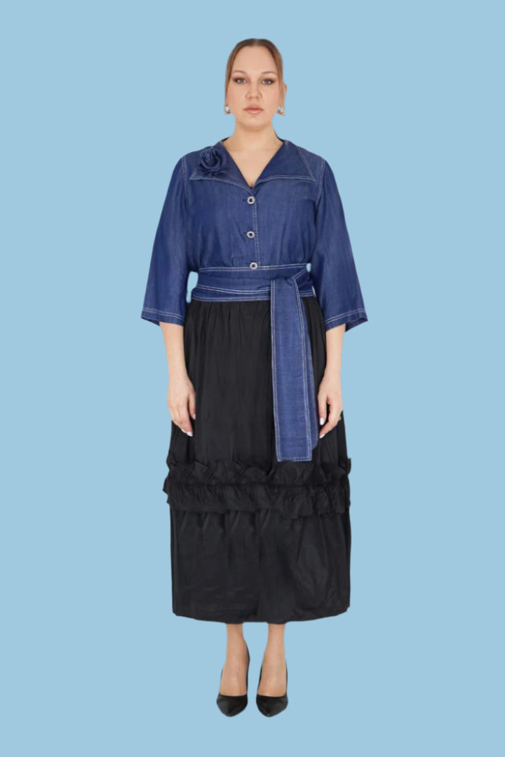 y624  Denim Dress