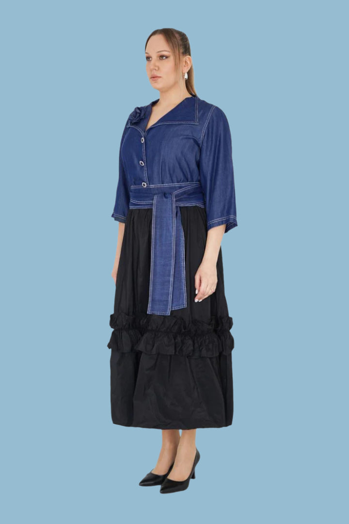 y624  Denim Dress