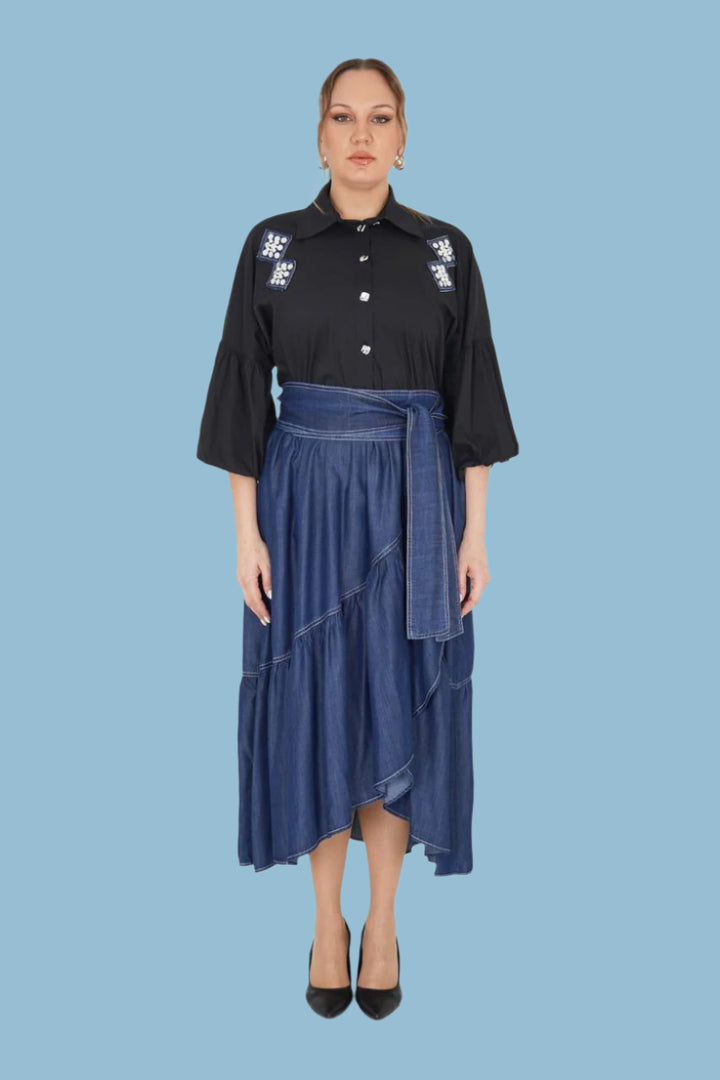 y731 Denim Dress